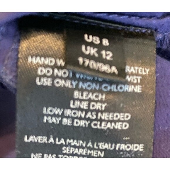 Maeve Sonja Embroidered Blue Top sz 8 - Picture 10 of 10